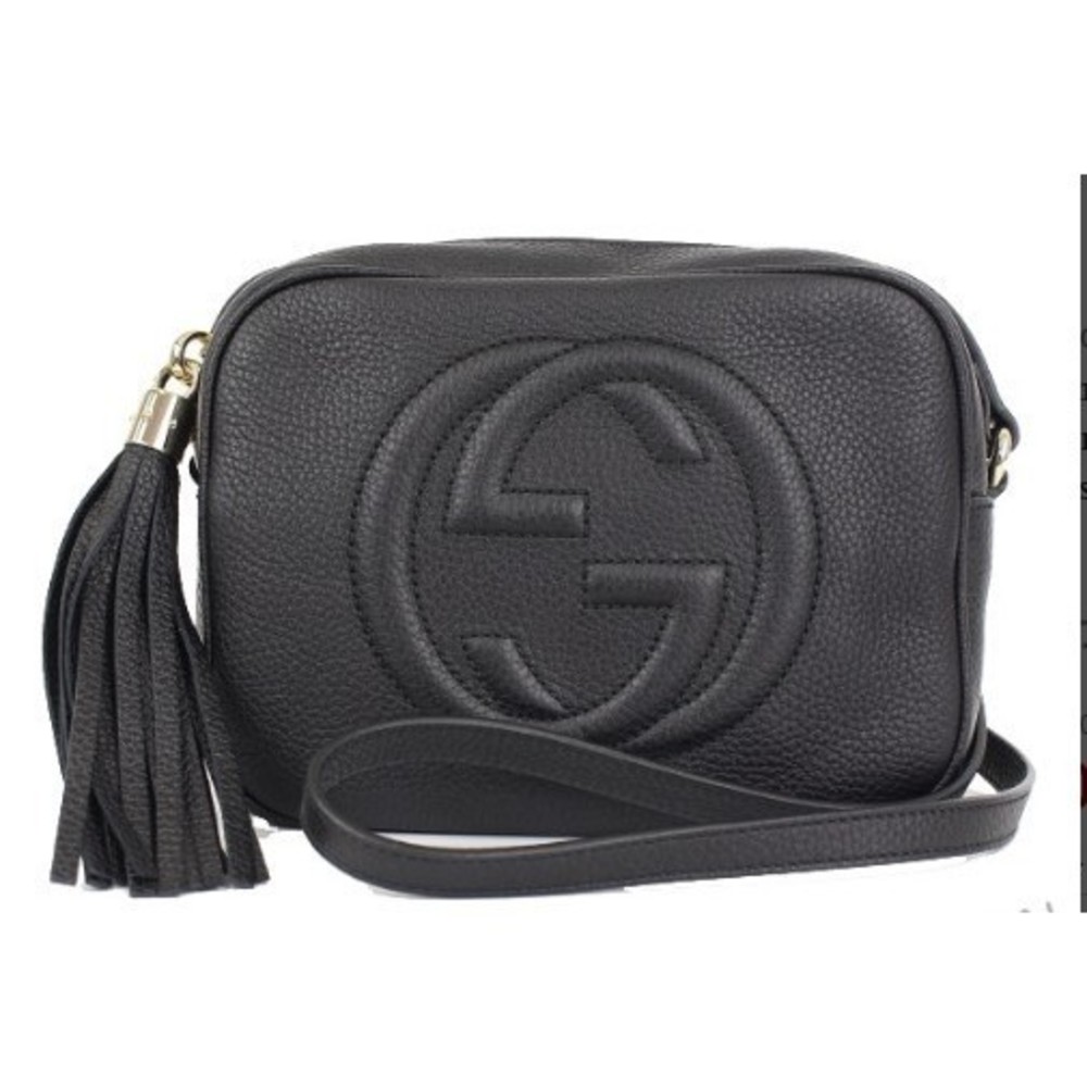 Gucci Soho Disco Bag Black Mini Bag Pouch Pochette